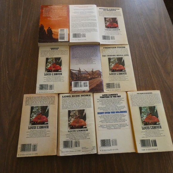 10 Vintage Louis Lamour Western Paperbacks - Picture 6 of 10